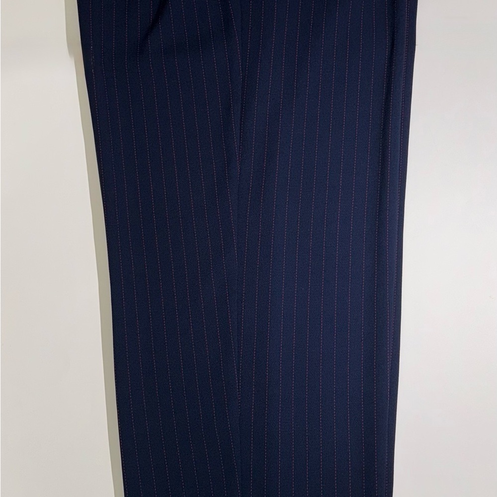 Classic Navy Pinstripe Women's Trousers
